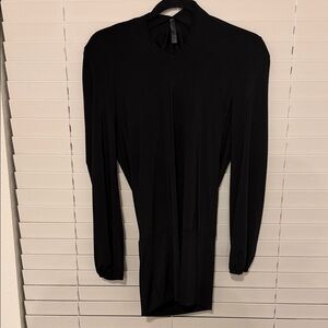 Elegant Black Long Sleeve Top